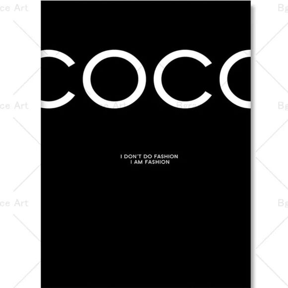 FASHION PICTURE SET 3~ Coco Chanel Celine Dior Fashion couture prints wall art - Picture 2 of 6